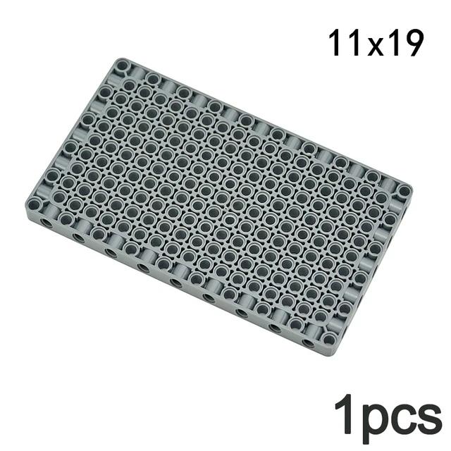 Technical Parts 64782 15458 Flat Panel Plate 1x5x11 1X3X11 Mechanical Building Blocks Car MOC Parts Bricks Compatible Leduo
