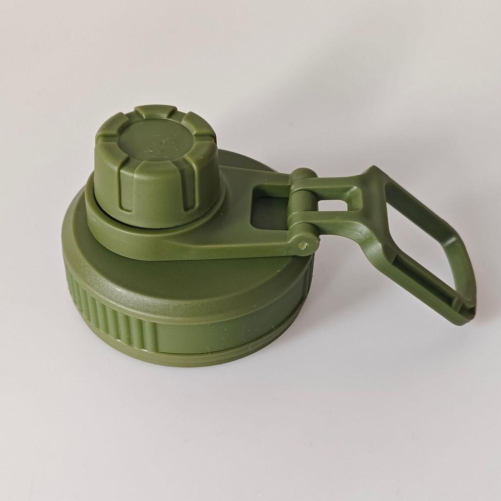 Portable Sports Thermos Water Bottle with Dustproof Lid and Handle
