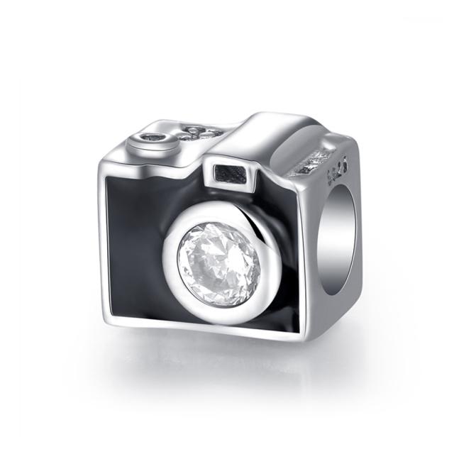 Original 925 Sterling Silver Charm Bead Travel London Bus Motorcycle Suitcase Charms Fit Fashion Bracelets Women Diy Jewelry