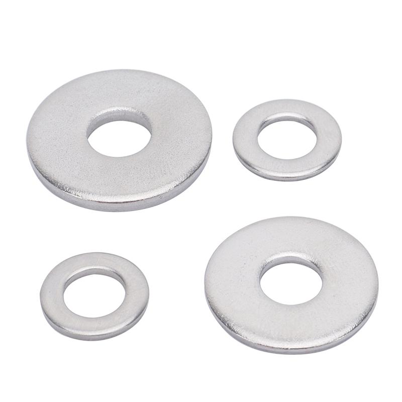 Thickened 304 Stainless Steel Flat Washer, Large Edge, Round Spacer, Sizes M3-M50