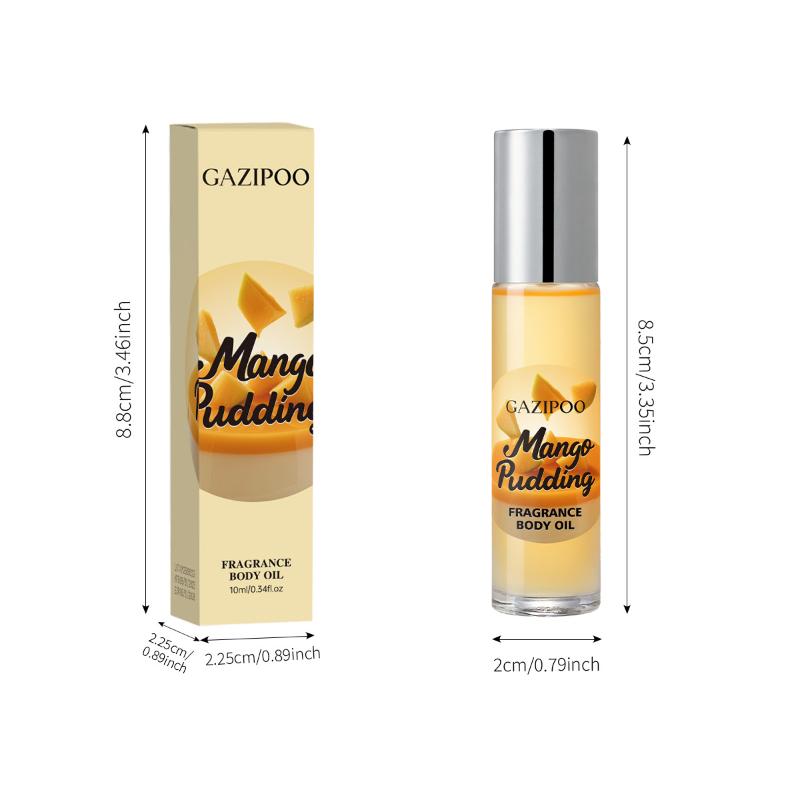 Mango Pudding Roll-On Fragrance Oil Long Lasting Women'S Fragrance Body Oil Portable Mini Fragrance For Daily Use