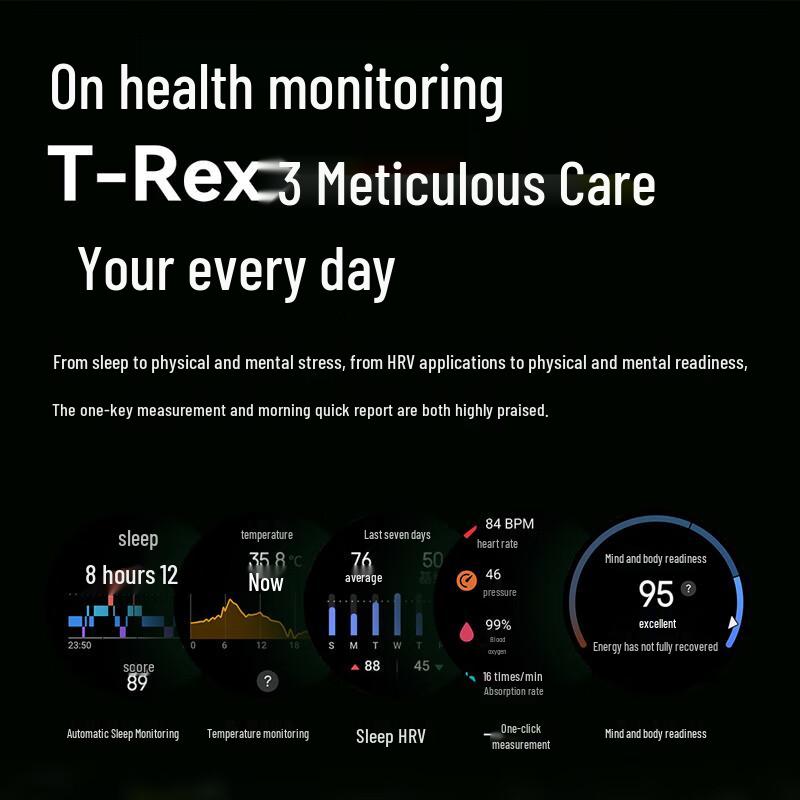 Amazfit T-Rex 3 Зовнішній GPS-смарт-годинник (версія CN)