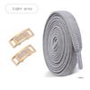 Elastic Laces Sneakers Tennis No Tie Shoe Laces Gold Diamond Buckle Shoelaces Without Ties Flat Shoelace for Shoes Accessories