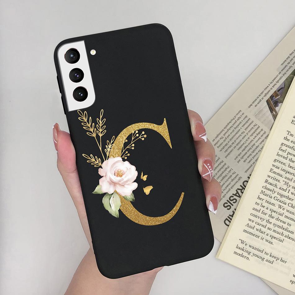 For Samsung S21 FE S21 Ultra Plus Case Slim Soft Cute Letters Cover For Samsung Galaxy S21 Plus 5G S21+ S 21 Ultra Phone Cases