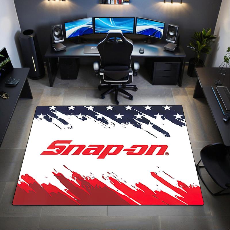 1Pc Snap On Tools Print Rug - Home Decoration Carpet For Living Room Bedroom Flooring Computer Chair Area Rug
