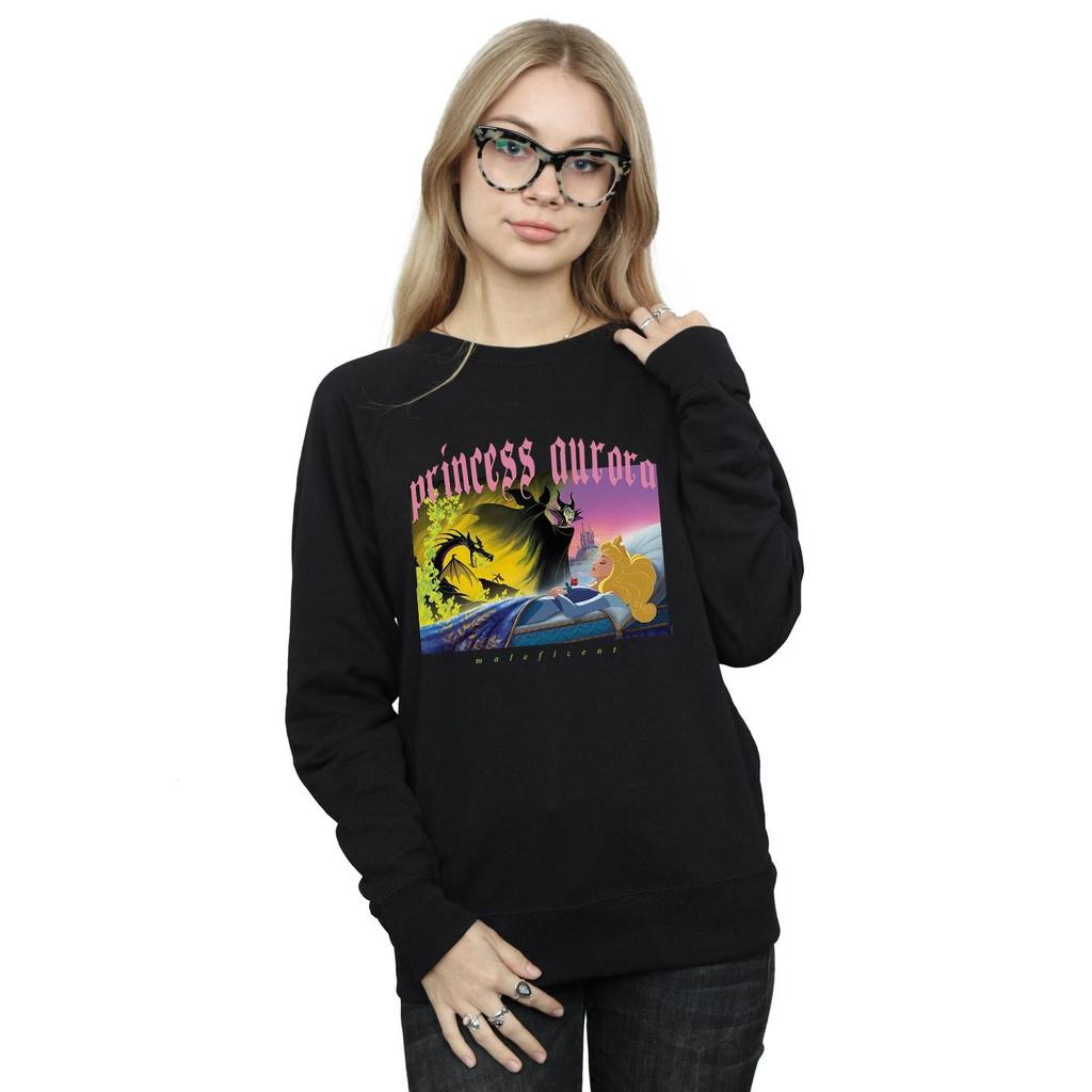 Disney Womens/Ladies Sleeping Beauty And Maleficent Sweatshirt