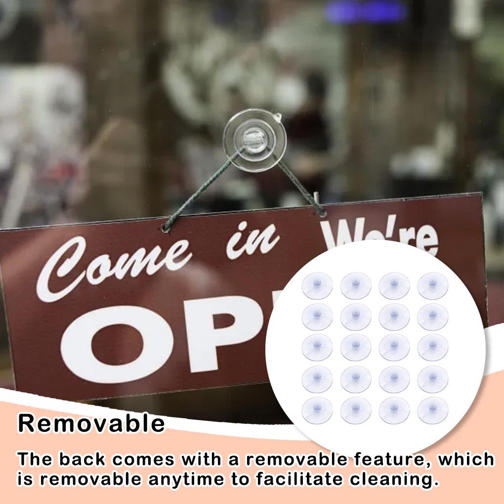 20 Pieces Mushroom Sucker 3cm PVC Suction Cups Without Hooks Window Storage Keys Disc Bathroom Refrigerator Decor