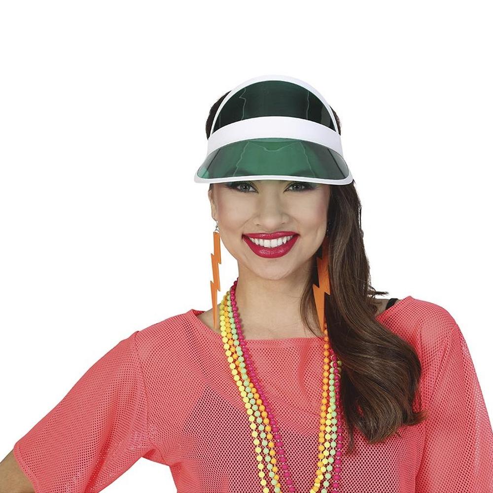 Fiestas Guirca Unisex Adult Transparent 80s Visor Cap