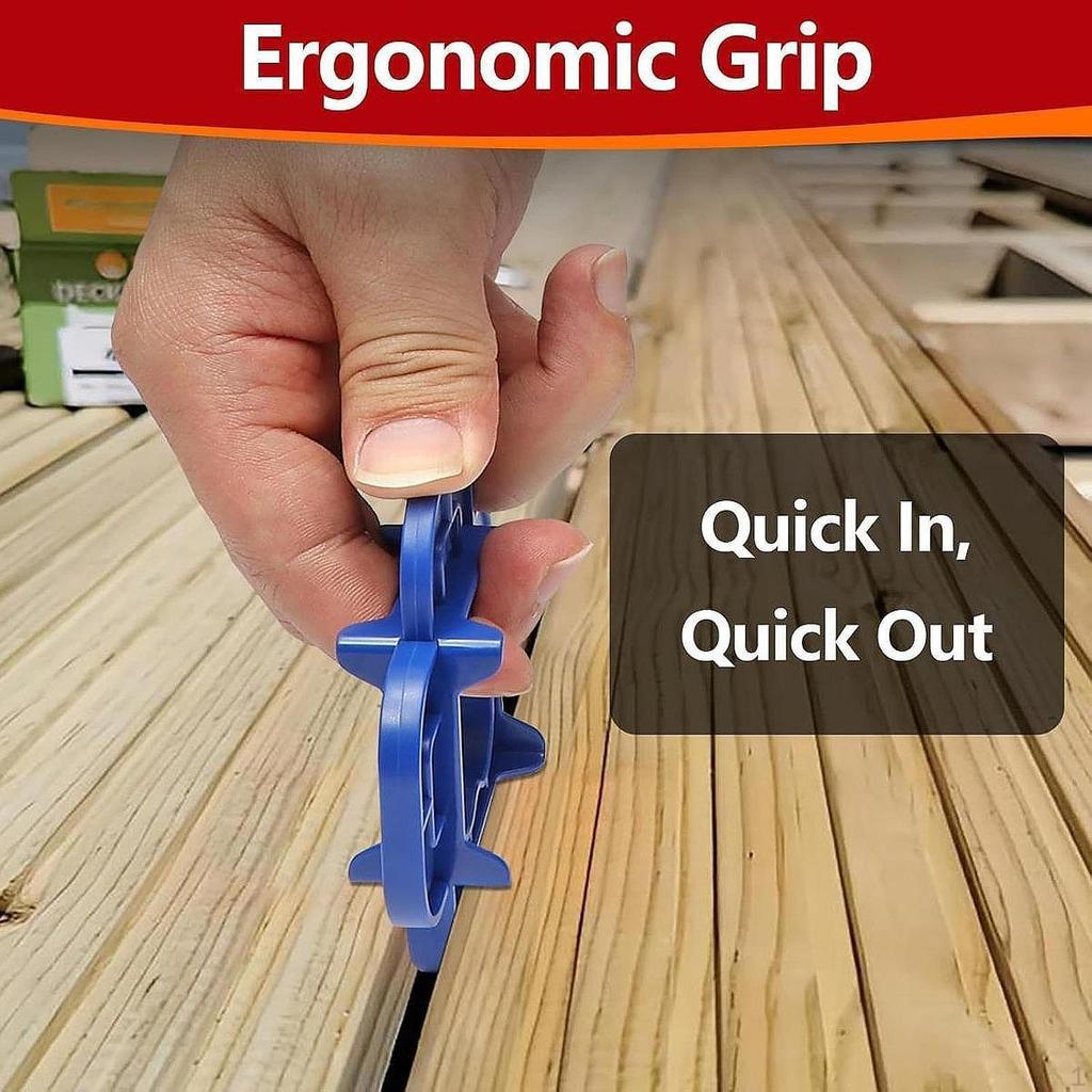 Tool Multi Size 5/32" 3/16" 1/4" 5/16" Deck Board Spacer for PVC