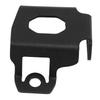 Motorcycle Rear Brake Fluid Reservoir Guard Aluminum Alloy Cover Replacement for NINJA 250 300 400 650Black