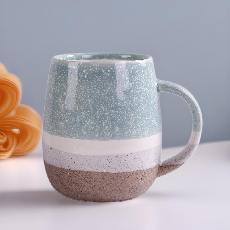 Kiln-changed Tea Mug Large Capacity Breakfast Office With Lid Water Cup Ceramic Coffee Cups Beer Mugs Drinkware Christmas Funny