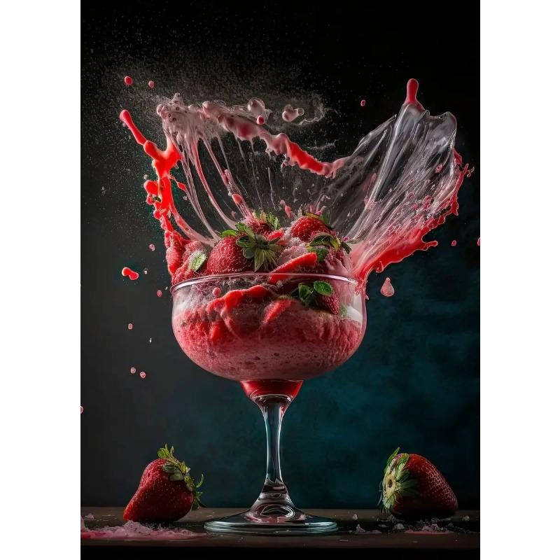 Cocktail Explosion poster Fruit Cocktail Don't Trust Bar Minimalist Print Canvas Painting for Living Room Modern Home Decor