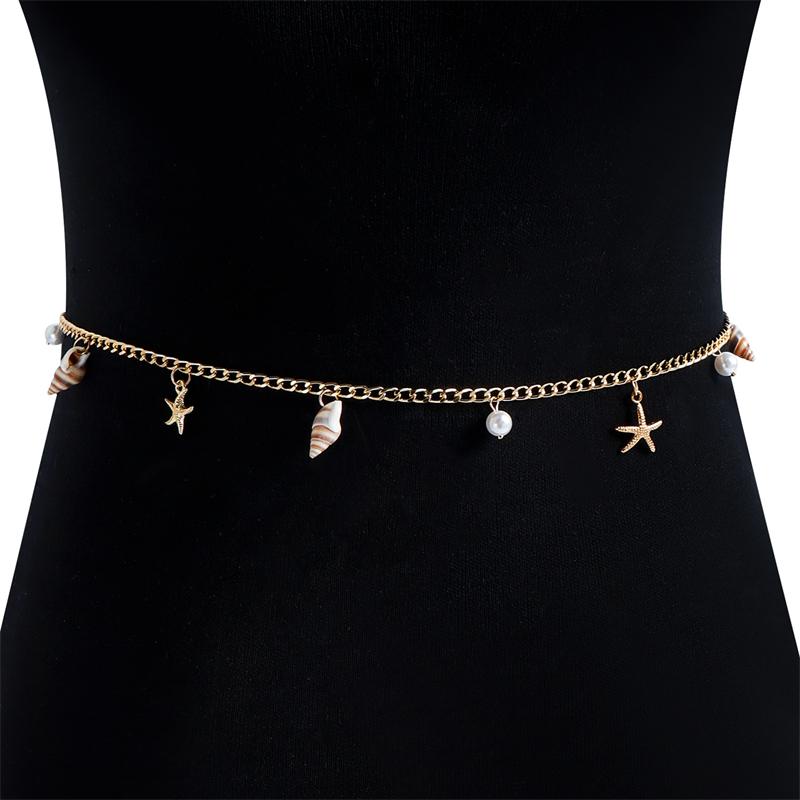 Bohemia Handmade Shell Conch Chain Bracelet for Women Elegant Imitation Pearl Pendant Bracelet Summer Beach Jewelry Gifts