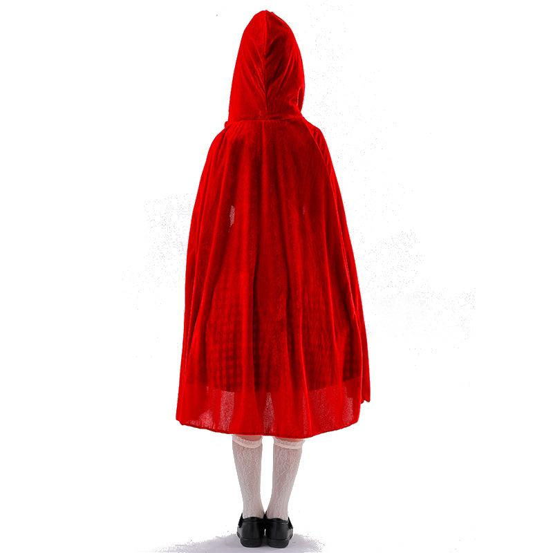 Cosplay year new parent-child girl Halloween cos Little Red Riding Hood dress cape suit party cosplay costume