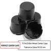 Rhinotuning Wheel Center Cap 71.7mm 67mm 4pcs Wheel Center Cap Matte Black Wheel Cap