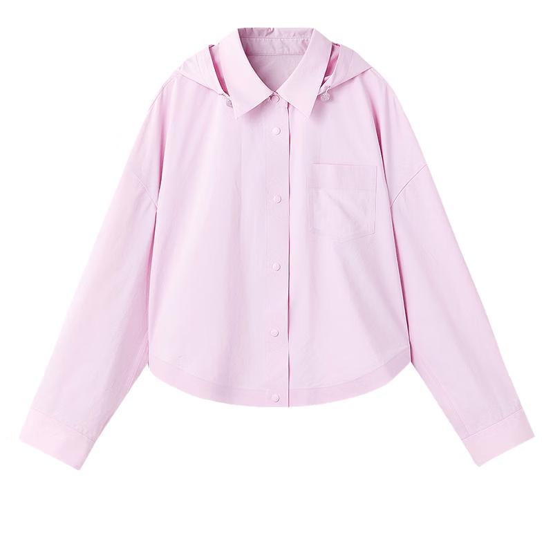 Women s H-Type Lapel Long-sleeved Short Coat S