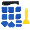 12Pcs Grout Scrapers Tool Set Multipurpose Plastic Scrapers Caulking Tool For Tile Glass Surfaces Cleaning