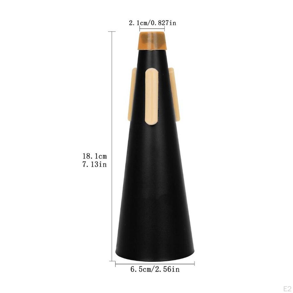Trumpet Mute Accessories Professional Straight for Silencing Practice Purpose All