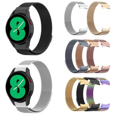 Mailänder Schleifenband Für Samsung Galaxy Watch 7 6 5 4 40/44mm Armband Metall Magnetisch Correa Für Watch 6 4 Classic 43/47mm Armband