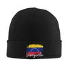 Venezuela Vintage Flag Venezuelan Pride Roots Knitted Hat Caps Unisex Gym Beanie Hats Autumn Pattern Thermal Elastic Bonnet Hats