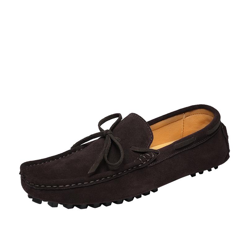 Fashion 2025New Hot Selling Men Casual Leather Loafers Fashion Elegant Business Genuine Leather Shoes Outdoor Anti Slip Walking Shoes