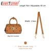 EverToner Leder Ersatz Umhängetaschenriemen für MC-Visetos Boston Tasche Schultergurt Abriebfeste Legierungskette Zubehör
