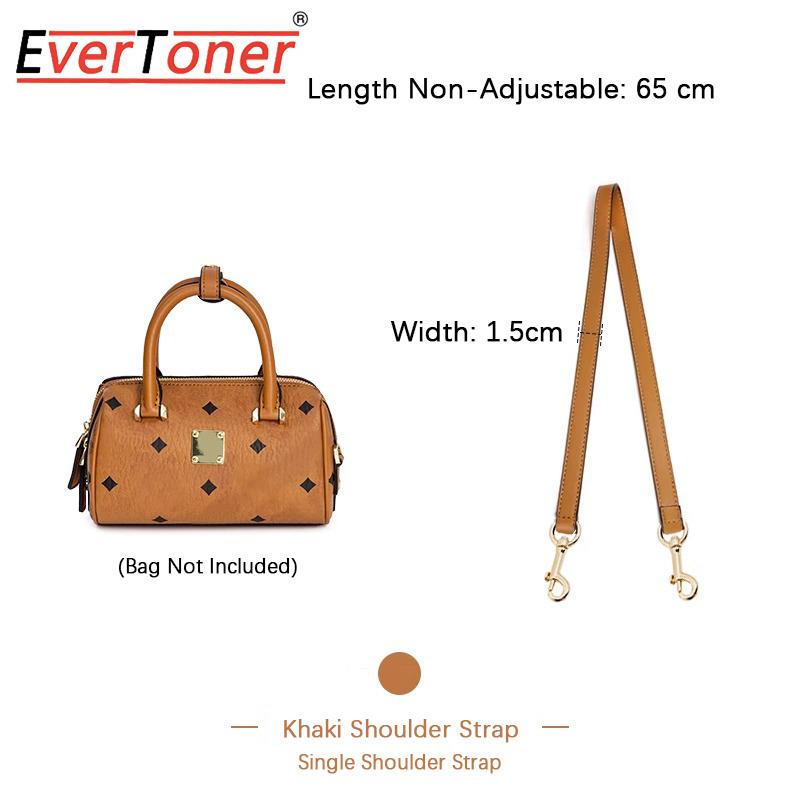 EverToner Leder Ersatz Umhängetaschenriemen für MC-Visetos Boston Tasche Schultergurt Abriebfeste Legierungskette Zubehör