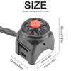 DAOKAI Bike Kill Stop Switch Universal Kill Switch Horn Button Stop 22mm 7/8inch Handlebar