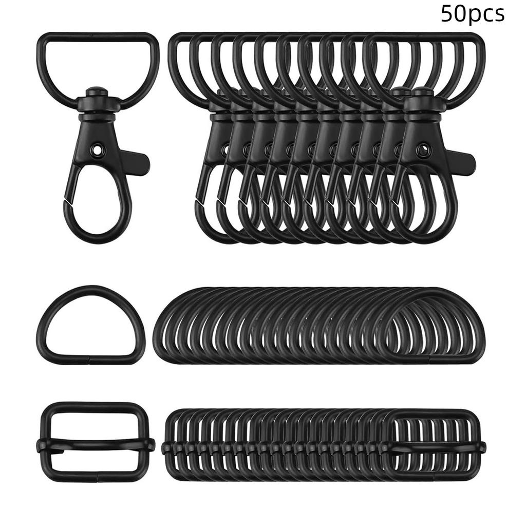 Sturdy Keychain with Spring Hook and Rope Versatile Keychain with Durable Buckles Carabiners Keychain Making Supplies