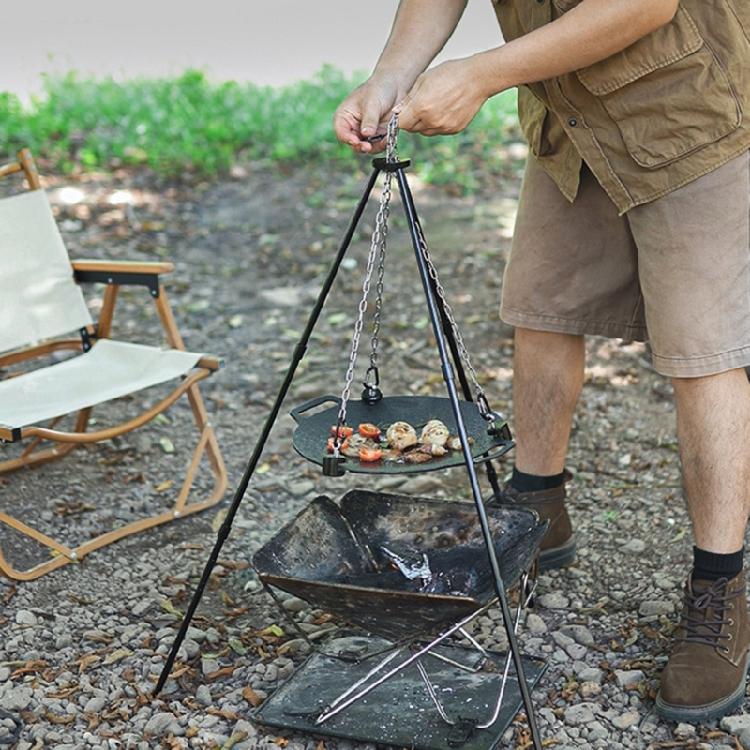 Aluminum Alloy Bracket Barbecue Tripod Stand Detachable Outdoor Griddle Grill
