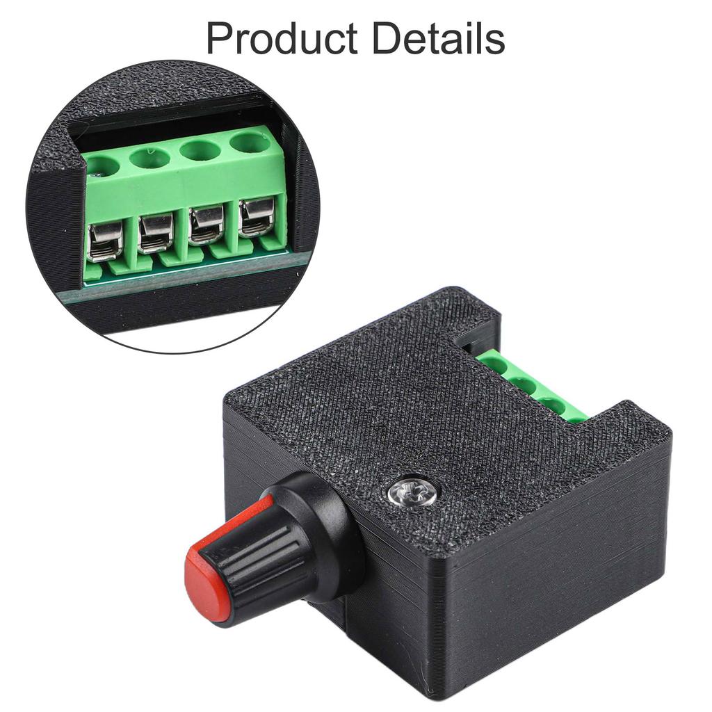 For PC Cooling Fan Motor Modification Computer Cooling 37.5*38*24mm 2A Maximum Current Output 5-12V Voltage Input