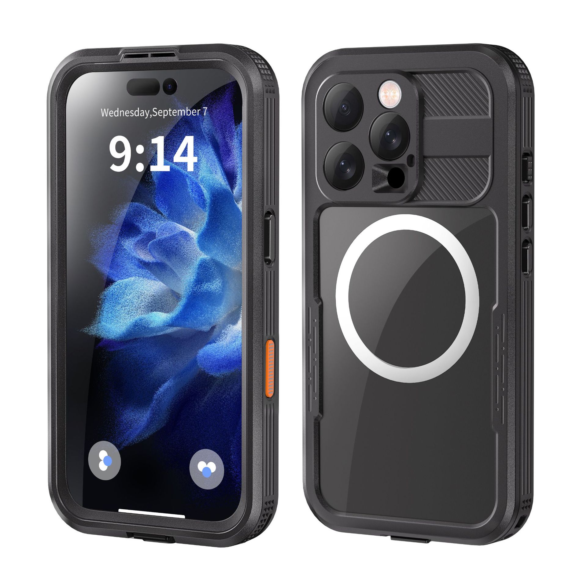 Red Pepper God of War MARS for Apple 16 Waterproof Case Iphone16proMax Swimming Diving Protective Case Cover iPhone 16