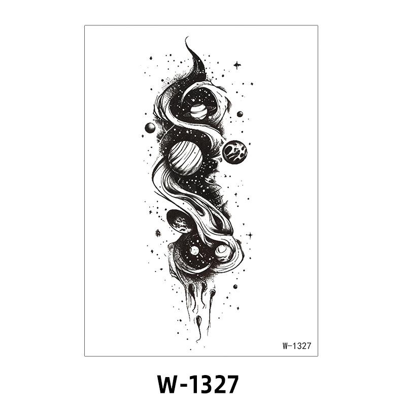 Tattoo Sticker Half Arm Waterproof Long-Lasting Disposable Tattoo Male And Female Flower Arm Tattoo Sticker