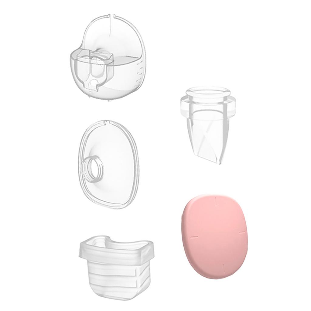 Comfortable Breastfeeding Accessory for S18/S21 Wearable Pumps 27mm/24mm Pump Flange & Valve Soft Silicone Diaphragm