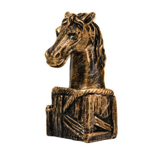 

Double Horse Head Sculpture Resin Loving Horse Figurine for Living Room Bedroom Decor Romantic Equestrian Statue for Horse Lovers Anniversary