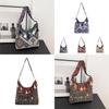 Embroidery Tassels Style Large Shoulder Bags Capacity Single Girl Shoulder Bag