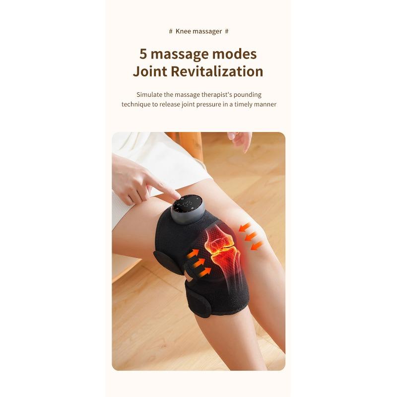 Neu Heizung massage knie pads gemeinsame heiße kompresse warme massage schulter knie ellenbogen drahtlose