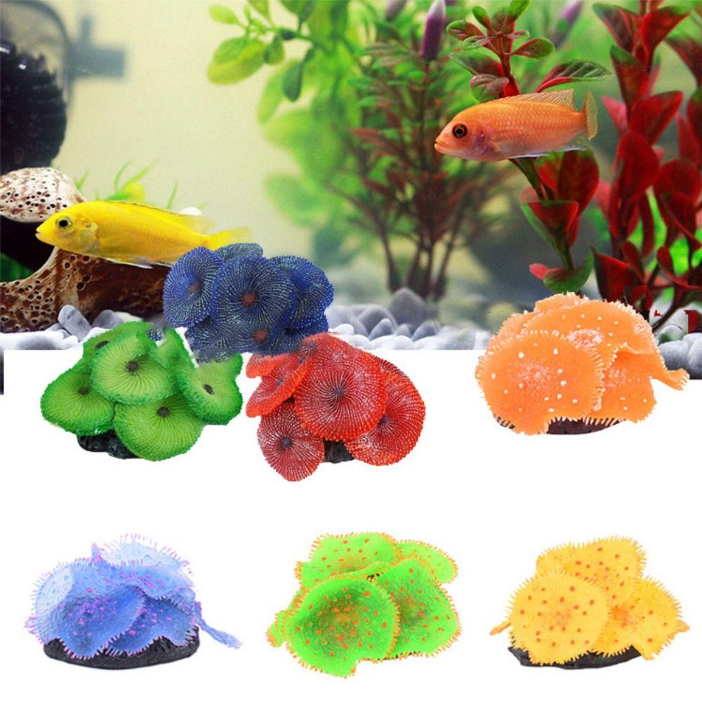 Lifelike for Fish Tank Decoration Soft Aquarium Ornament Artificial Coral Simulated Reef Coral Reef