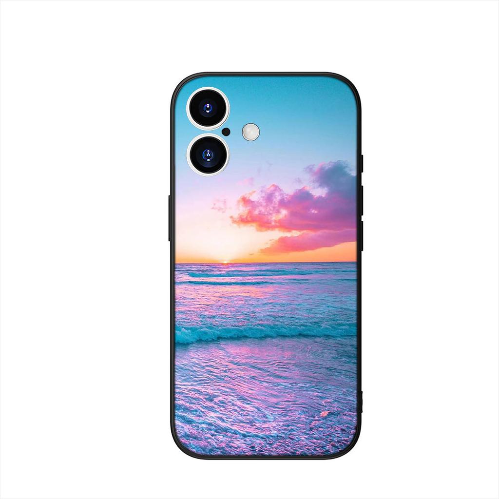 Mountain Sea Beach Travel Case for Motorola Moto G04 G13 G14 g45 G22 G23 G20 G32 G34 G35 G64 G82 G84 G53 G60 G72 E14 E15 E13