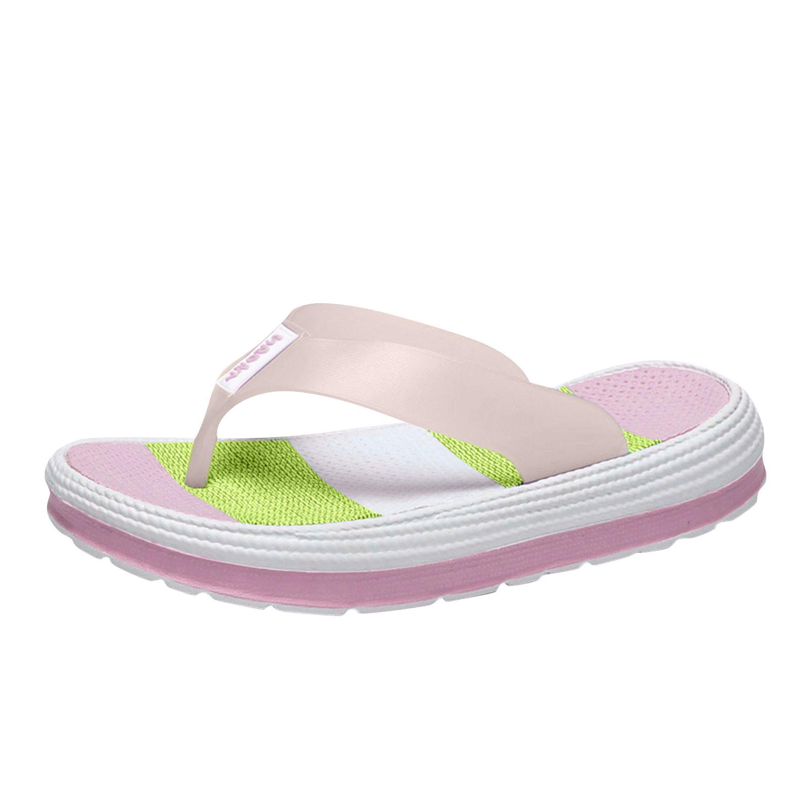 

Женские шлепанцы, сандалии-вьетнамки, быстросохнущие пляжные тапочки, шлепанцы для душа, обувь для ходьбы, летние спортивные шлепанцы на толстой подошве 36 розовый