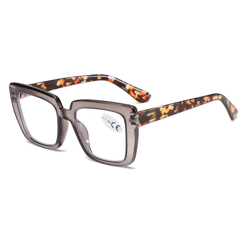 

+1.0~ +4.0 Spring Glasses Leg Reading Glasses Fashionable Business Eye Protection Glasses Metal Hinge High Definition Lenses 3