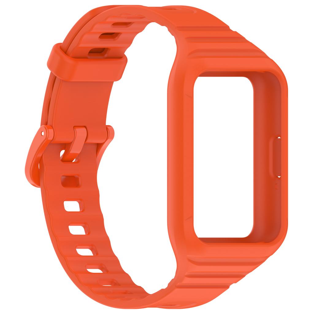 Integrated strap For Samsung Galaxy Fit 3 SM-R390 Watchband Durable Silicone Sport Not Seperated Adjustable Wristband Accessori