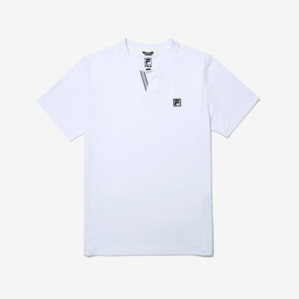 

Футболка FILA Pique Henley с короткими рукавами и воротником FS2RSG2322XWHI