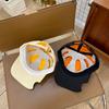 Korean Style Cheese Baseball Cap Solid Color Take a Bite of The Cheese Peaked Cap  Women