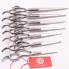 Purple Dragon 5.0-8.0 inch Silver Pet & Barber Hairdressing Scissors Set: Flatting, Serrated, Thinning