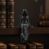 Decorazione Stanza Stile Vittoriano Statuetta Dea Mietitore Stampata 3D, Scultura Figura Incappucciata Eterea, Statua Dama Oscura Collezionabile Fantasy Gotico per