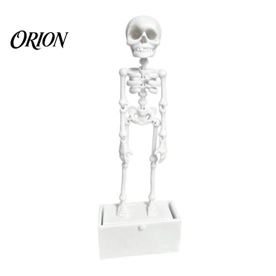 Unique Fish Tank Ornament Dancing Skeleton Aquarium Bubbler Ornament, Air?Powered Moving Movable Joint Model Decor, Underwater Funny Figurine,