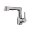 TLXT Matte White Pull-Out Basin Faucet