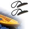 2Pcs Kayaking Accessories Kayak Handles Toggle Boat Rope Handles Lightweight Sleek Universal with Cord for Rowing Surfing