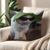 Funny Cat Memes cushion cover For Pillow Printing Sofa Decoration Home Car Room Coffee Shop Office Nordic Simplicity